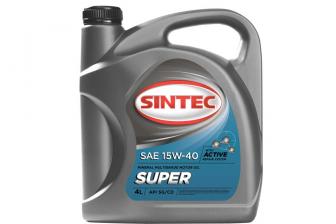 Sintec Super SAE 15w-40 4L motorno ulje 4kom pak.