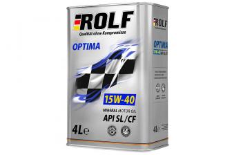 ROLF OPTIMA 15w-40 API SL/CF  4L
