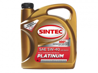 Sintec Platinum SAE 5w-40 4L motorno ulje 4kom pak.